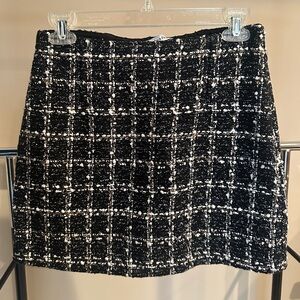 A&F Tweed Mini Skort - Size Small (New w. Tags) - Optional matching blazer